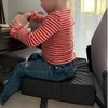 FLUMI kėdės paaukštinimas - pagalvėlė OXFORD, Juodas