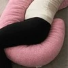 FLUMI nėščiosios ir maitinimo pagalvė TYPE C TEDDY, Rožinė