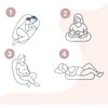 FLUMI nėščiosios ir maitinimo pagalvė TYPE C TEDDY, Rožinė