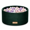 FLUMI personalizuotas kamuoliukų baseinas + 200 kamuoliukų, Dark Žalias