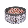 FLUMI personalizuotas kamuoliukų baseinas + 200 kamuoliukų, Bear Baltas