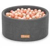 FLUMI personalizuotas kamuoliukų baseinas + 200 kamuoliukų, Dark Pilkas