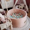 FLUMI personalizuotas kamuoliukų baseinas + 200 kamuoliukų, Powder Rožinė