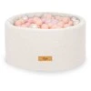 FLUMI personalizuotas kamuoliukų baseinas + 200 kamuoliukų TEDDY, Light rusvai gelsvas
