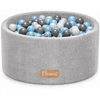 FLUMI personalizuotas kamuoliukų baseinas + 200 kamuoliukų, Light Pilkas