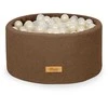 FLUMI personalizuotas kamuoliukų baseinas + 200 kamuoliukų TEDDY, Chocolate