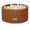 FLUMI personalizuotas kamuoliukų baseinas + 200 kamuoliukų TEDDY, Chocolate