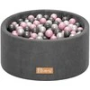 FLUMI personalizuotas kamuoliukų baseinas + 200 kamuoliukų, Dark Pilkas