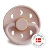 FRIGG 0-6 mėn. lateksinis čiulptukas MOON, Blush