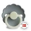 FRIGG 0-6 mėn. silikoninis čiulptukas NIGHT DAISY, French Gray