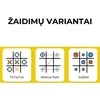 GIIKER TIC-TAC-TOE interaktyvi konsolė susikaupimui ir atminčiai gerinti, ROŽINĖ