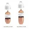 HEORSHE 160 ml silikoninis buteliukas kūdikiui Ultra Wide Neck, baltas