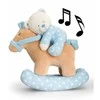 KEEL TOYS meškiukas ant muzikinio arkliuko