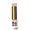 KOKORU spalvoto gofruoto kartono juostos 13x500 mm, 56 vnt.