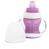 MUNCHKIN mokomoji gertuvė su rankenomis ir minkštu snapeliu, Gentle Transition, violetinės spalvos, 4mėn+, 118 ml, 012550WWW