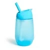MUNCHKIN gertuvė su šiaudeliu SIMPLE CLEAN, mėlyna, 296 ml