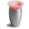 MUNCHKIN nerūdijančio plieno puodelis, Miracle 360, rožinės spalvos, 12mėn+, 296ml, 01245101