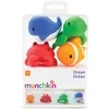 MUNCHKIN guminiai žaisliukai 4 vnt. Ocean 9m+ 01110301