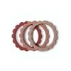 MUSHIE silikoninis kramtukas BRACELET, Rose/Blush/Shifting Sand, 3 vnt.