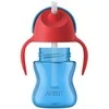 Philips AVENT 9+ mėn. puodelis su šiaudeliu 200 ml, mėlynas