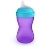 Philips AVENT puodelis minkštu, kramtymui atspariu snapeliu, 300 ml, violetinis