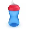 Philips AVENT puodelis minkštu, kramtymui atspariu snapeliu, 300 ml, mėlynas