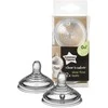 TOMMEE TIPPEE 0+ EASY-VENT lėtos tėkmės žindukai, 2 vnt.