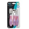 VITAL BABY 12+ mėn. įrankių komplektas NOURISH Big Kid Cutlery Fizz, rožinis