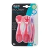 VITAL BABY 6+ mėn. įrankių komplektas NOURISH Chunky Cutlery Set Fizz, rožinis, 2 vnt.