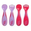 VITAL BABY 6+ mėn. įrankių komplektas NOURISH Chunky Cutlery Set Fizz, rožinis, 2 vnt.