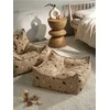WIGIWAMA kvadratinis pufas TERRAZZO, Sand