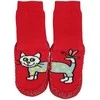 WOWERAT tapukai vaikams su odiniu paduku FUNNY PETS, raudoni