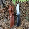 Fox Knives Medžioklinis peilis Juodas FOX LEATHER SHEATH