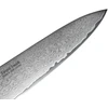 Satake Cutlery Mfg Japoniškas Damasko plieno šefo peilis Satake Saku su riešutmedžio rankena