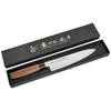 Satake Cutlery Mfg Japoniškas Damasko plieno šefo peilis Satake Saku su riešutmedžio rankena