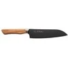 Satake Cutlery Mfg Japoniškas šefo peilis Santoku Satake Olive Juodas