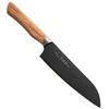 Satake Cutlery Mfg Japoniškas šefo peilis Santoku Satake Olive Juodas