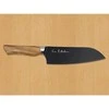 Satake Cutlery Mfg Japoniškas šefo peilis Santoku Satake Olive Juodas