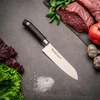 Satake Cutlery Mfg Japoniškas peilis Santoku Satake Sword Smith