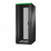 Schneider Electric Apc Easy Rack 800mm/42U/1200mm su stogu, šoniniu skydeliu, ratukais, kojomis ir 4 laikikliais, be dugno, juodas