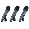 SENNHEISER 3PACK E835, MICROPHONE SET WITH 3X E 835, VOCAL MICROPHONE, DYNAMIC, CARDIOID, INCLUDING MICROPHONE BRACKET AND CASES