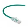 Black Box BLACKBOX CAT6A UTP SLIM-NET PATCH CABLE, 28AWG, 500-MHZ, PVC - Žalias, 0.9M
