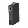 Black Box BLACKBOX ECONOMY DIN RAIL 10-100 MEDIA CONVERTER 1P - (1) 10/100 MBPS RJ45, (1) 100BASEFX MM ST, 2KM