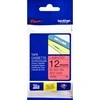 Brother | TZE-431 Laminated Tape | Juodas on Raudona | TZe | 8 m | 1.2 cm