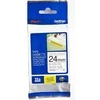 Brother | TZe-S251 Strong Adhesive Laminated Tape | Juodas on Baltas | TZe | 8 m | 2.4 cm