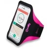 Dėklas CELLY ARMBAND UP TO 6.2" Juodas/Rožinis