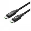 CELLY USBCUSBC100WLED - USB-C TO USB-C CABLE 100W PD WITH LED DISPLAY