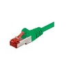 Goobay GB CAT6 S/FTP RJ45 PIMF 0.25M Žalias