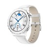 Išmanusis laikrodis Huawei Watch GT 3 Pro, Baltos spalvos korpusas su baltu odiniu dirželiu