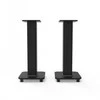 KANTO AUDIO 22" TALL FILLABLE SPEAKER STANDS WITH ISOLATION FEET - Juodas (PAIR)
